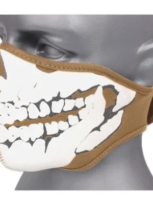 Akční Nabídka TM Neoprenová maska ​​3D lebka - coyot brown