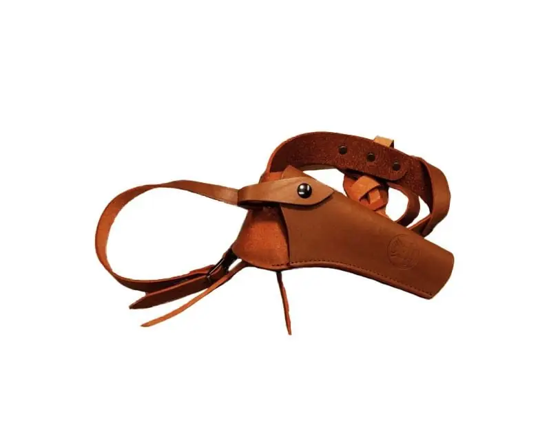 Gunfighter Armory kožené pouzdro gunfighter armory s popruhem na rameno 3,5" - hnědé Novinka