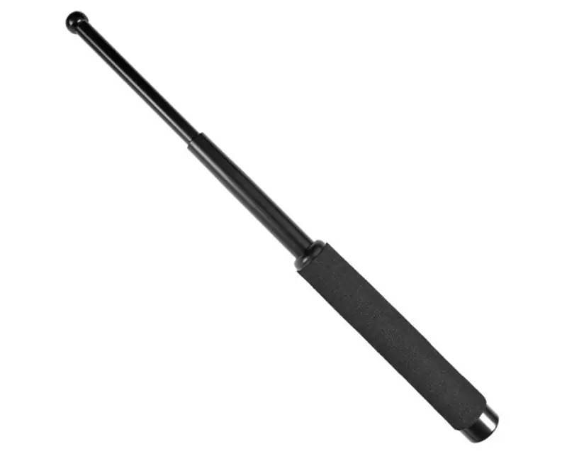 GS Teleskopický obušek tvrzený 64,5 cm - pěna černá Speciální Cena