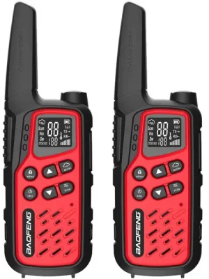 BaoFeng vysílačka BF-T25E PMR Radio 2 ks - červěná Odeslání Ihned