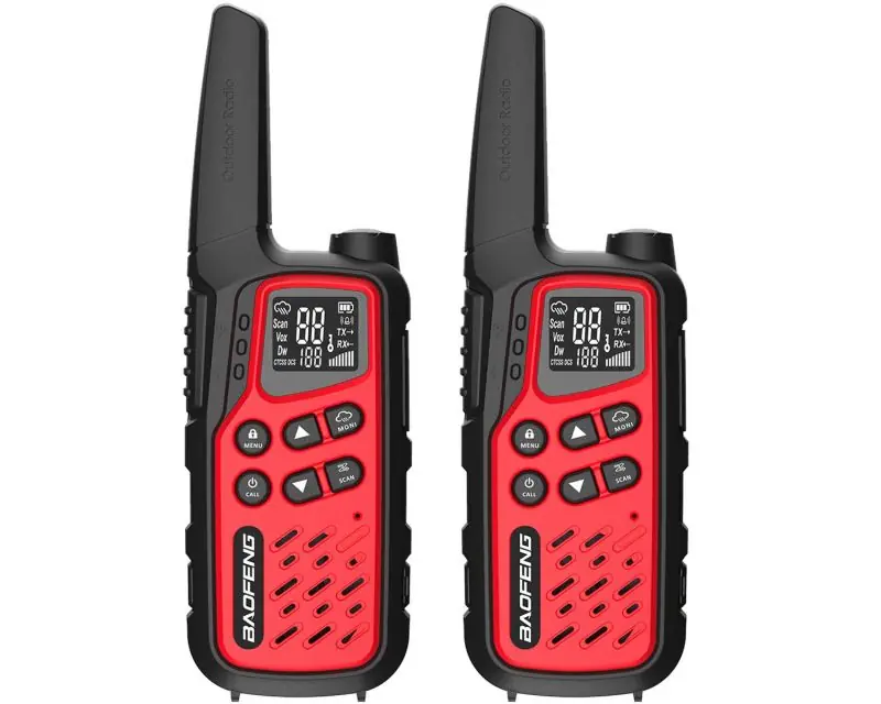 BaoFeng vysílačka BF-T25E PMR Radio 2 ks - červěná Odeslání Ihned
