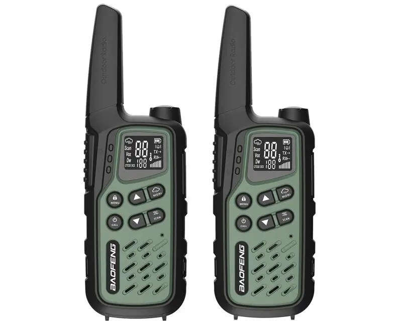 BaoFeng vysílačka BF-T25E PMR Radio 2 ks - zelená Vysoce Kvalitní