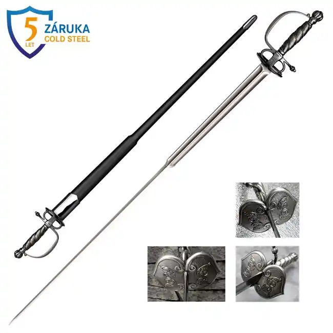 Novinka Cold Steel Evropský historický meč Colichemarde Sword