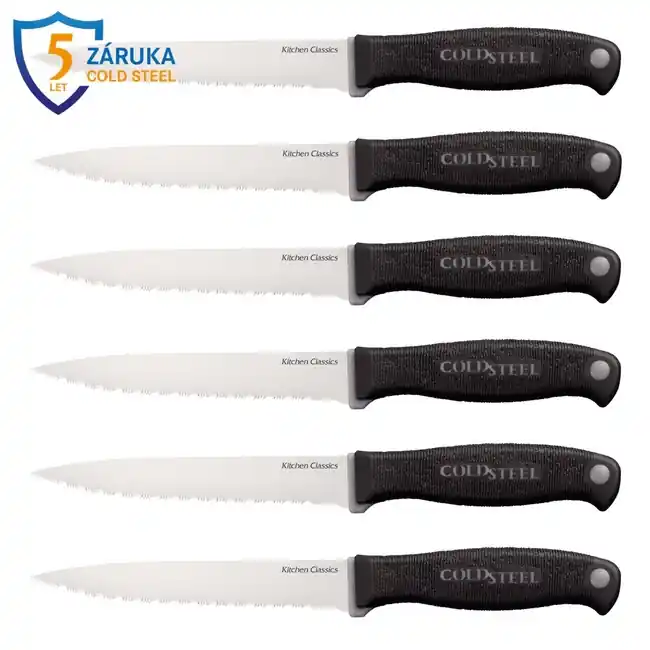 Cenová Bomba Cold Steel Kuchyňský nůž Set 6 Steakových nožů (Kitchen Classics)