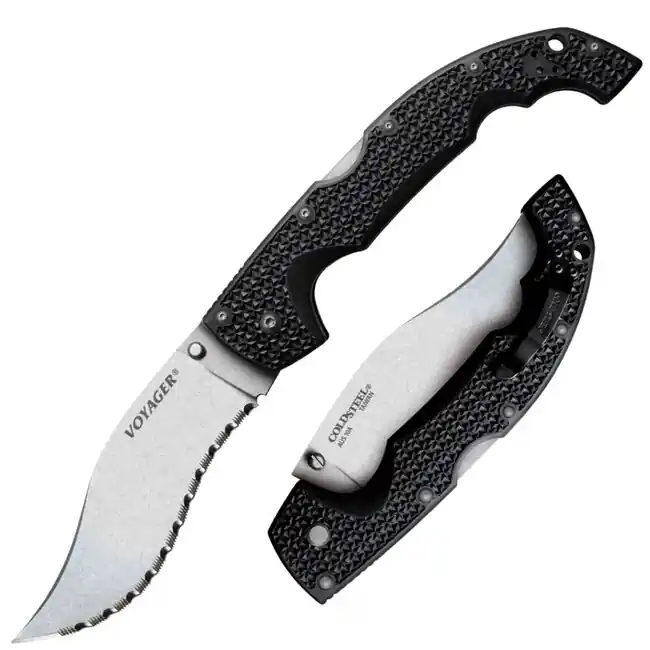 Cenově Výhodný Cold Steel Zavírací nůž Extra Large Voyager Vaquero Serrated (AUS10A)