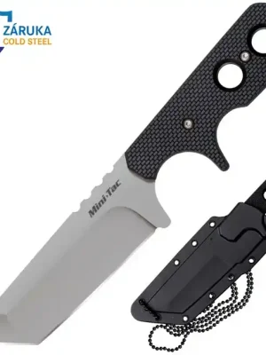Oblíbený Cold Steel Nůž s pevnou čepelí Mini Tac tanto (AUS8A)