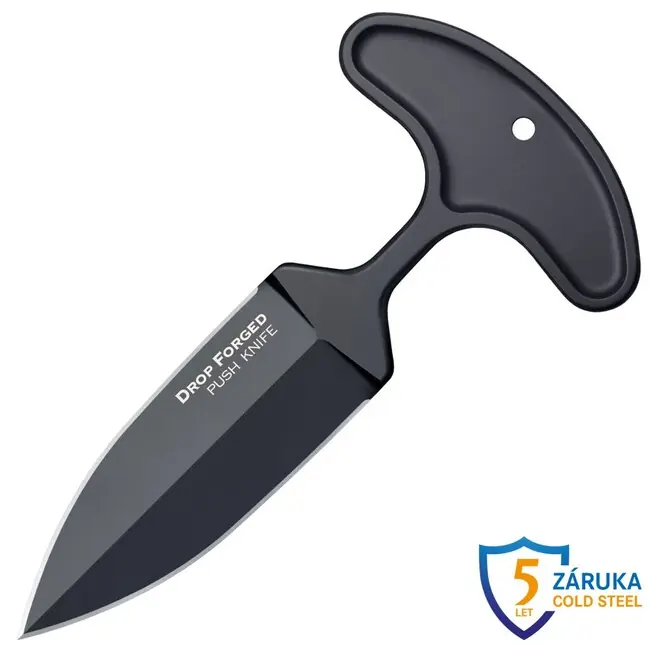 Cold Steel Nůž s pevnou čepelí Drop Forged Push Knife Přímo Od Výrobce