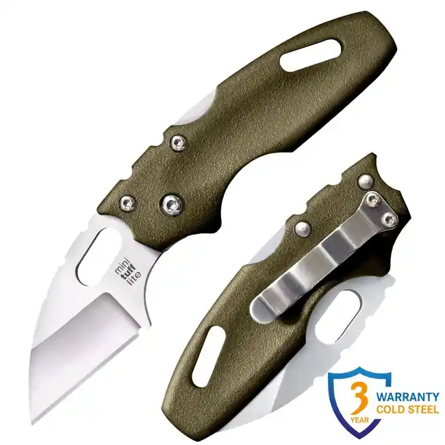 Cold Steel Zavírací nůž Mini Tuff Lite Plain Edge OD Green Cenový Hit