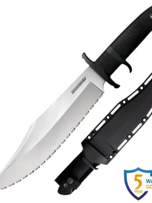 Vrácení Zdarma Cold Steel Nůž s pevnou čepelí Marauder Serrated (AUS8A)