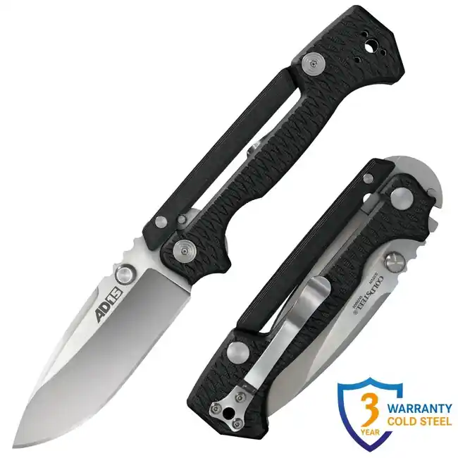 Cold Steel Zavírací nůž AD-15 Black Handle (S35VN) Vrácení Zdarma