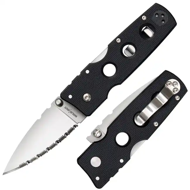 Cold Steel Zavírací nůž Hold Out 3" Blade Serr. Edge Rychlé Dodání