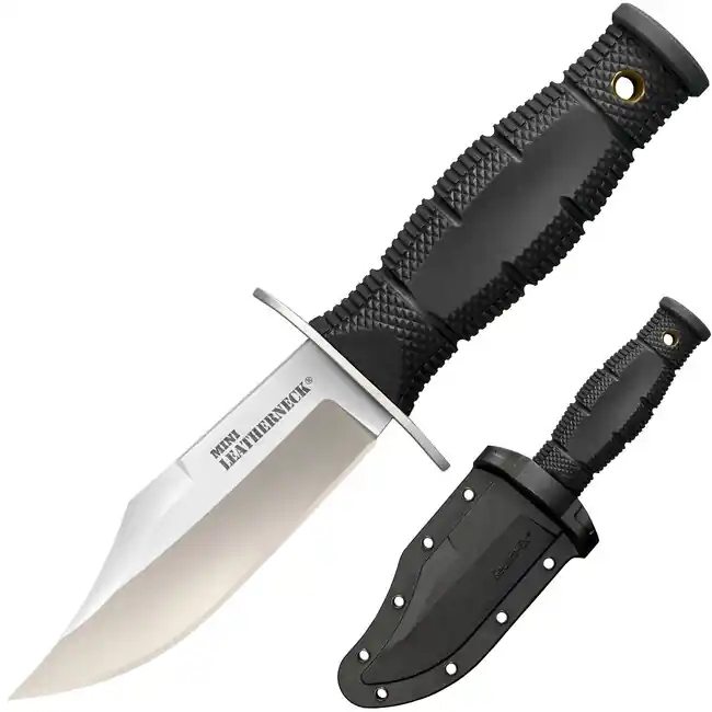 Cold Steel Nůž s pevnou čepelí Mini Leatherneck Clip Point Finální Výprodej