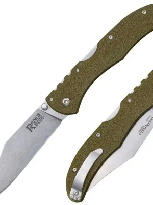 Cold Steel Zavírací nůž Range Boss OD Green Handle Akce