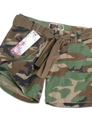 Mil-Tec armádní krátké dámské kalhoty, woodland Novinka