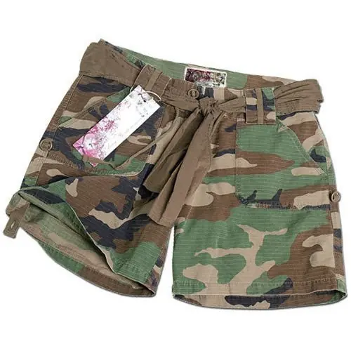 Mil-Tec armádní krátké dámské kalhoty, woodland Novinka