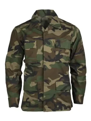 Bezpečná Platba Mil-Tec Blůza US typ BDU rip-stop woodland