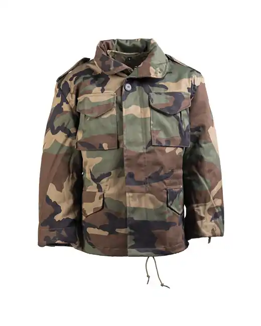 Mil-Tec Bunda dětská US M65 s vložkou woodland Nejlepší Cena