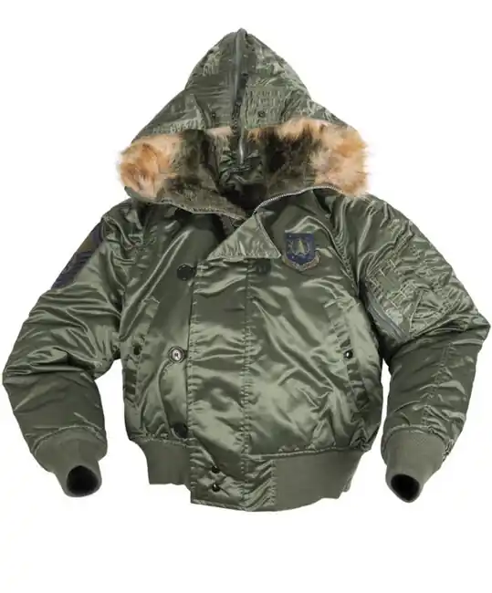 Nízká Cena Mil-Tec Bunda N-2B CORINGTH pilotní s kapucí, sage green