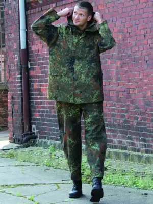 Mil-Tec BW 3-vrstvová bunda do vlhkého počasí repro, flecktarn Poslední Šance