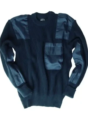Víkendová Akce Mil-Tec BW akrylový svetr, tmavomodrý
