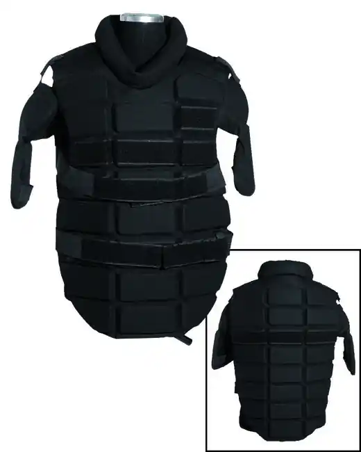 Značkový Mil-Tec Chránič hrudníku pro pořádkovou policii, černé