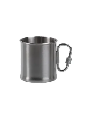 Značkový Mil-Tec Hrnek nerezový 250ml s karabinou