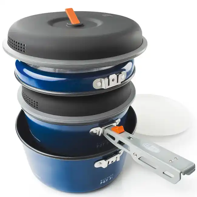 Ihned K Objednání GSI Outdoors Bugaboo Ceramic Base Camper Medium 2+3 l sada kempingových hrnců