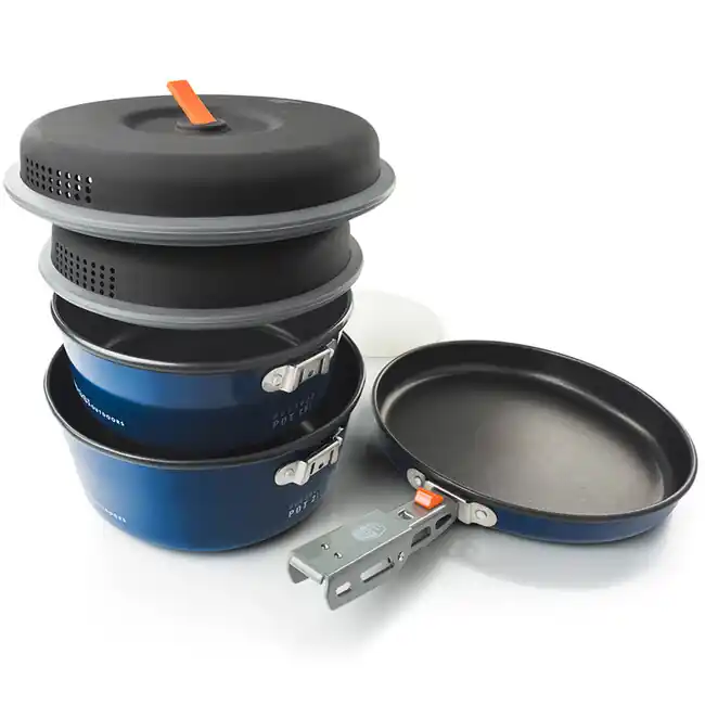 Výhodná Nabídka GSI Outdoors Bugaboo Ceramic Camper Camping Pot Set Bugaboo Ceramic Base Camper Small 1,5 + 2 l