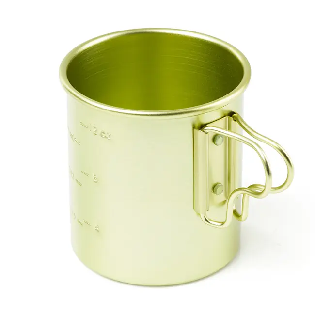 Must-Have GSI Outdoors Hliníkový kelímek Bugaboo Cup 414 ml, zelený