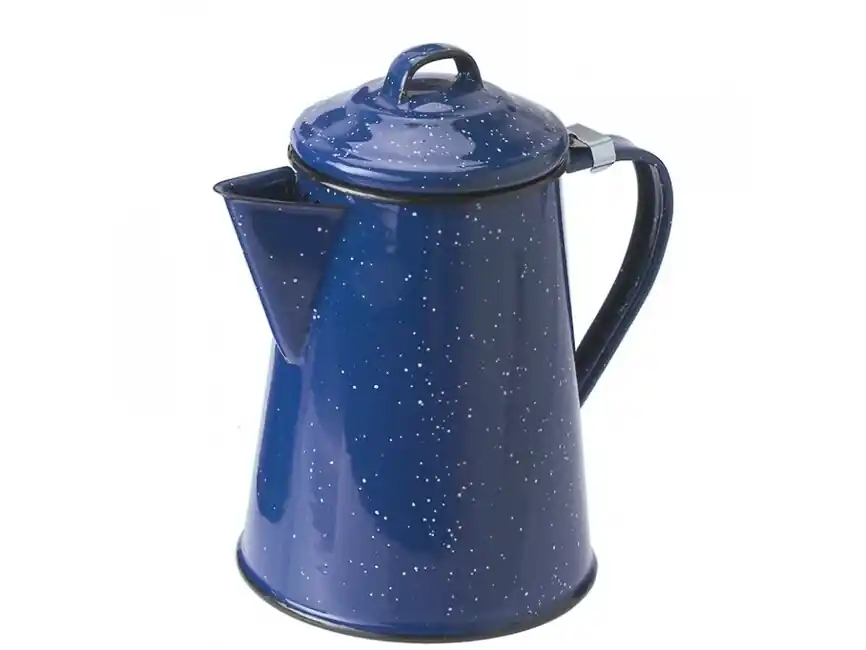Objednat Nyní GSI Outdoors Smaltovaná konvice na kávu 1,9 l, modrá