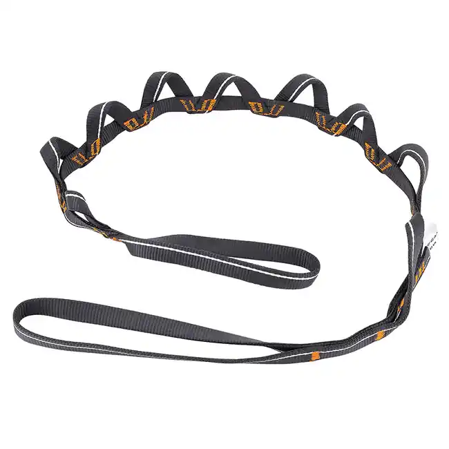 Značkový CAMP poutací smyčka Daisy Twist Standard, šedá 122 cm