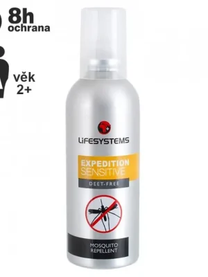 Levný Lifesystems repelent proti komárům a klíšťatům Expedition Sensitive Spray 100 ml