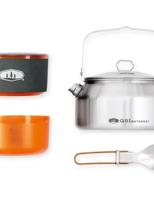 GSI Outdoors Glacier Ketalist 1litrová sada na vaření pro jednu osobu Oblíbený