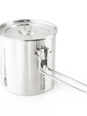 Nízká Cena GSI Outdoors nerezový hrnec na vaření Glacier 1,1 l