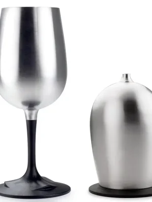 Sklenice na bílé víno GSI Outdoors z nerezové oceli Glacier 319 ml Omezená Nabídka