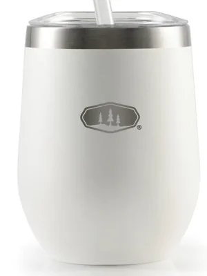 Originální GSI Outdoors Ledovcová dvoustěnná párty sklenice 355 ml, bílá