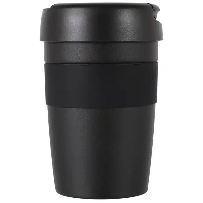 Lifeventure Izolovaný šálek na kávu 350 ml, černý Finální Výprodej