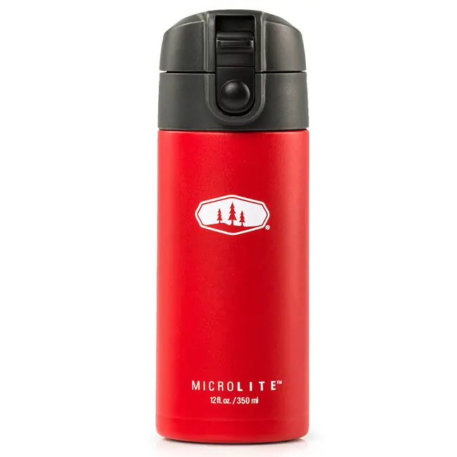 Autentický GSI Outdoors Termoska Microlite 350 Flip 350 ml, červená