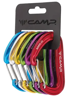 Výhodná Nabídka CAMP Sada 6ks "D" karabin CAMP Nano22 Nano 22 Rack Pack 6ks