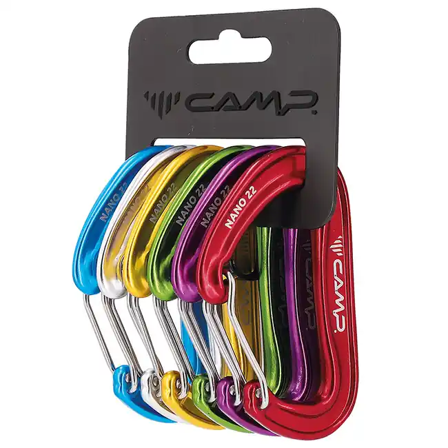 Výhodná Nabídka CAMP Sada 6ks "D" karabin CAMP Nano22 Nano 22 Rack Pack 6ks