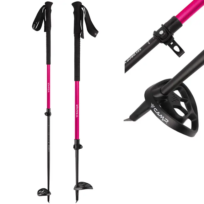 Pouze Dnes Teleskopické hole CAMP Ski Drop W 85 - 125 cm