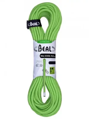 Rychlé Dodání Horolezecké lano Beal Wall School Unicore 10,2 mm, zelené 200 m