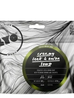 LYOfood Krémová pórková polévka s cibulí, sýrem pecorino a cizrnou 370g Nakupujte Hned