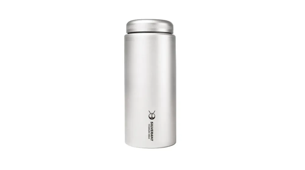 Titanová láhev 400 ml s plochým víčkem Akční Nabídka