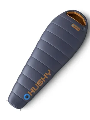 Husky Ultralehký třísezónní zkrácený spacák Musset Short -3°C, tmavě modrý Nízká Cena