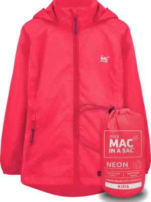 Nová Kolekce Mac in a Sac Dětská nepromokavá bunda Origin 2 Kids, watermelon