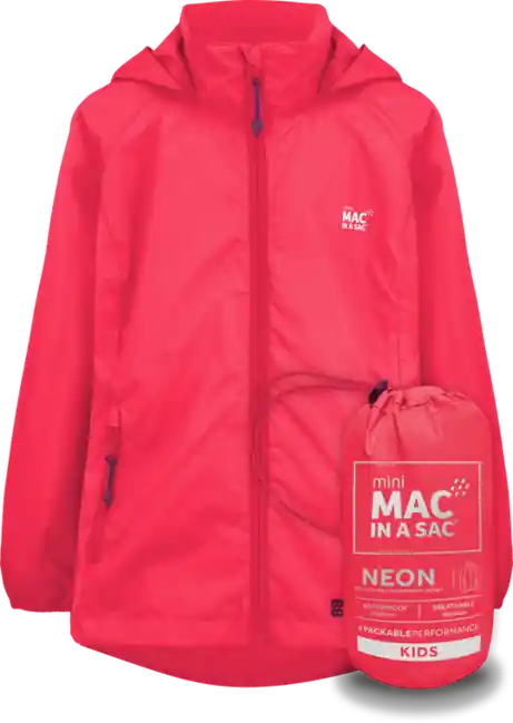 Nová Kolekce Mac in a Sac Dětská nepromokavá bunda Origin 2 Kids, watermelon