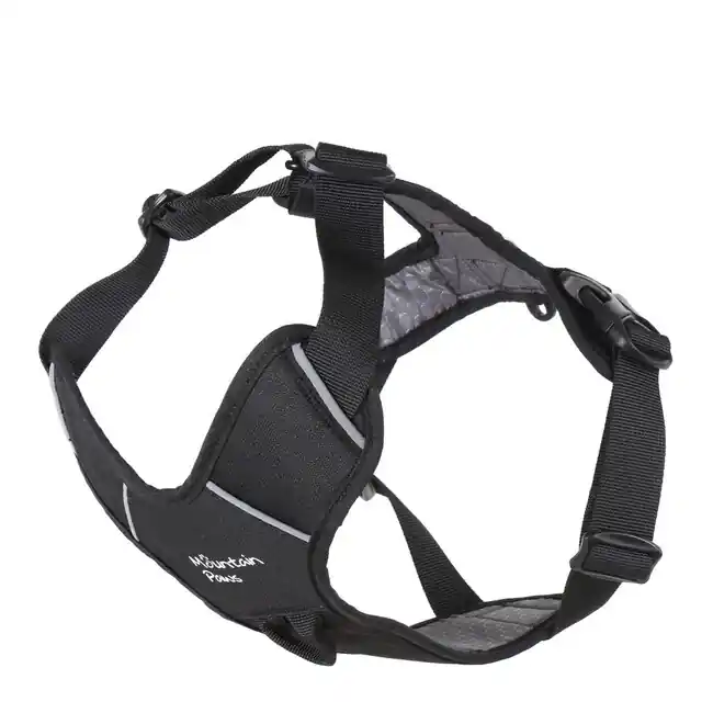 Cenová Bomba Mountain Paws Polstrovaný postroj pro psy Extra velký, černý