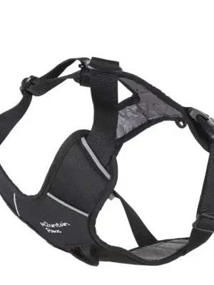 Mountain Paws Polstrovaný postroj pro psy Dog Harness střední, černý Vrácení Zdarma