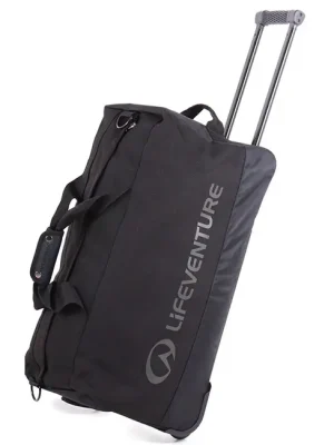 Značkový Lifeventure Cestovní taška na kolečkách 100 l, černá